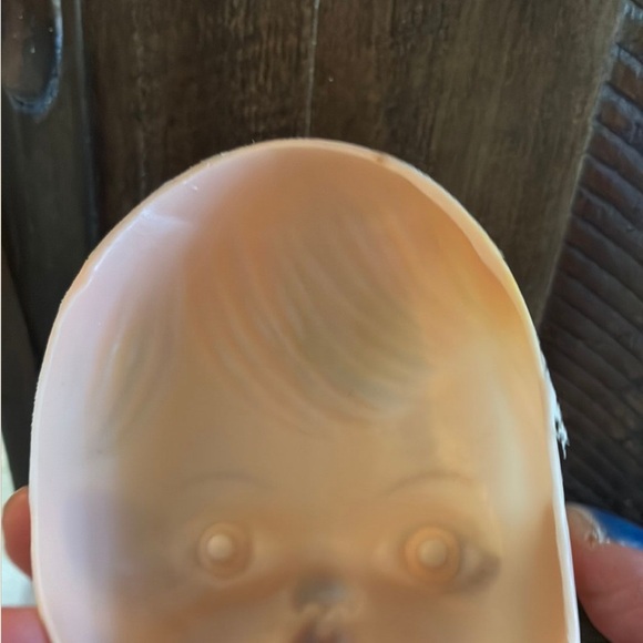 Vintage Doll Head with Blue Eyes - Picture 5 of 5